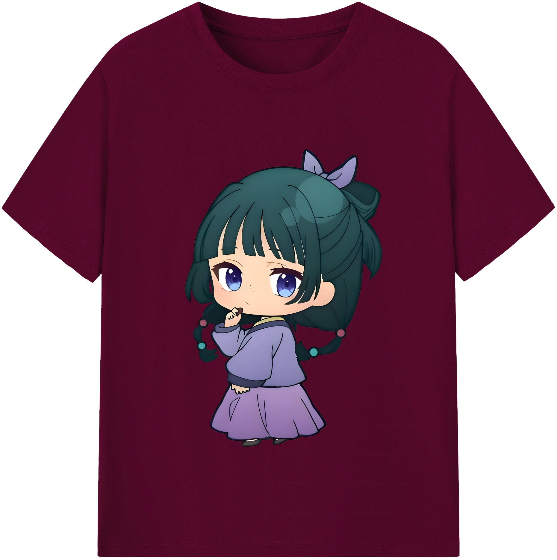 （画像用） 薬屋のひとりごと The Apothecary Diaries レディースカジュアルプリントTシャツ（綿100％）